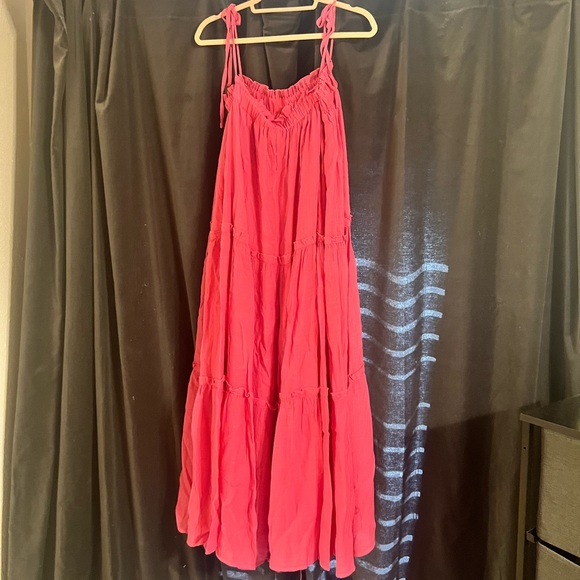 Judith March Hot Pink Maxi Dress L - Picture 5 of 5